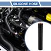 X AUTOHAUX Straight Coupler Silicone Hose 0.55" ID 5" Length 0 Degree Universal Car Silicone Hose Coolant Hose 4-Ply 5mm Thickness Air Intake/Turbo/Intercooler Piping Tube Black Red 1 Pcs view 2