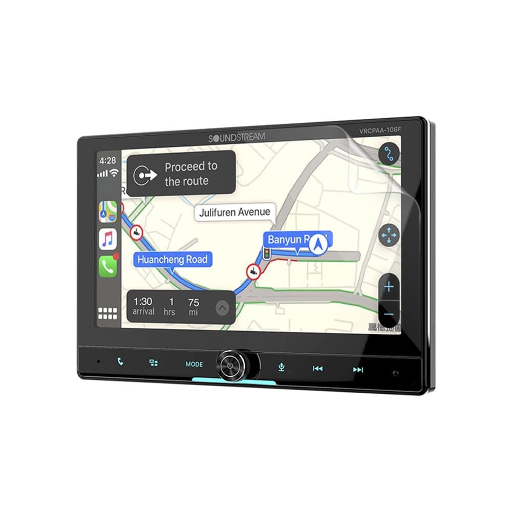 celicious Matte Anti-Glare Screen Protector Film Compatible with Soundstream VRCPAA-106F [Pack of 2]