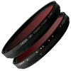 TVNYRVZA Adjustable IR Filter Infrared Lens Passes Infrared 550nm to 750nm 49 52 58 67 77mm for SLR Digital SLR Camera Lens(49mm) view 1