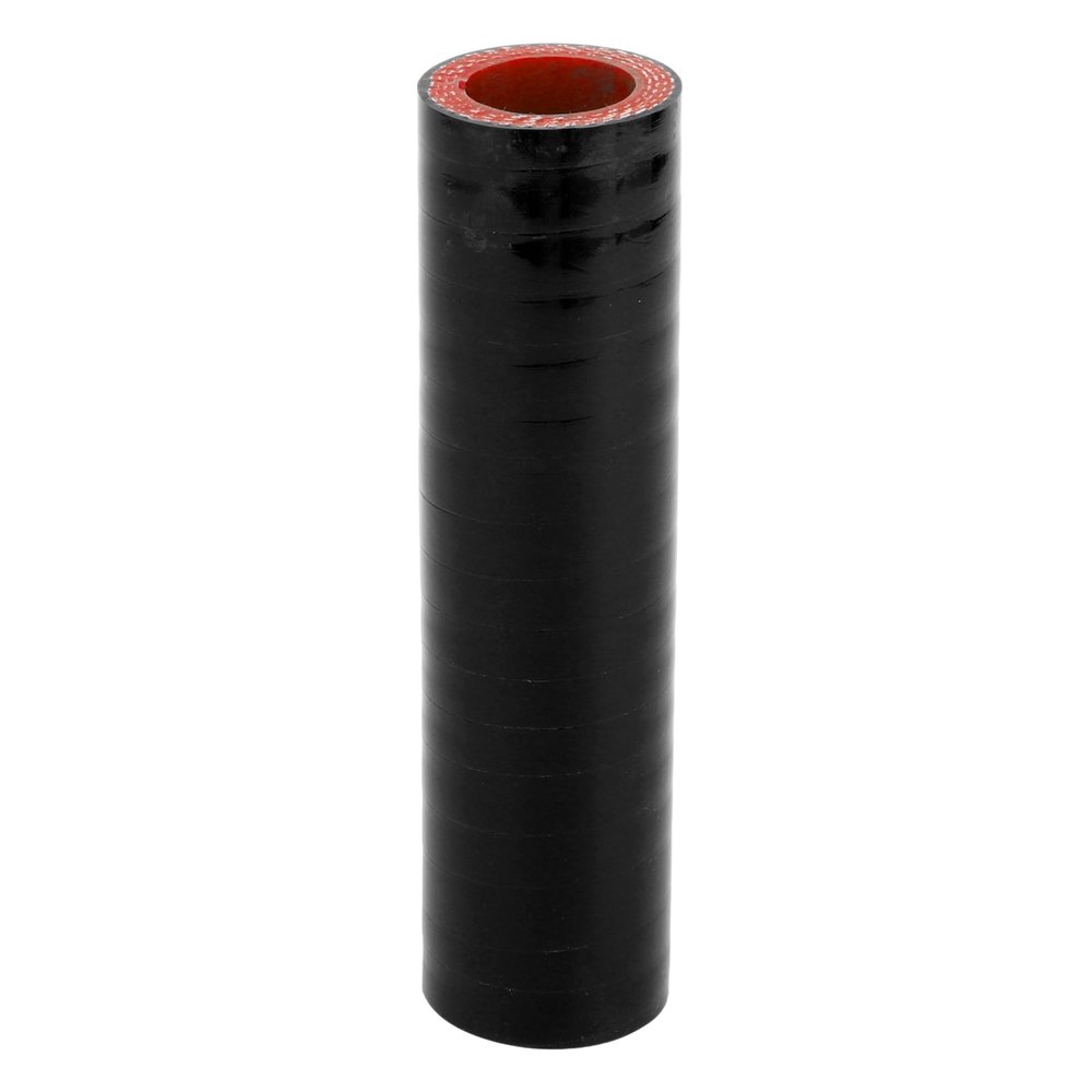 X AUTOHAUX Straight Coupler Silicone Hose 0.87" ID 5" Length 0 Degree Universal Car Silicone Hose Coolant Hose 4-Ply 5mm Thickness Air Intake/Turbo/Intercooler Piping Tube Black Red 1 Pcs