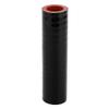 X AUTOHAUX Straight Coupler Silicone Hose 0.87" ID 5" Length 0 Degree Universal Car Silicone Hose Coolant Hose 4-Ply 5mm Thickness Air Intake/Turbo/Intercooler Piping Tube Black Red 1 Pcs view 1