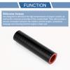 X AUTOHAUX Straight Coupler Silicone Hose 0.87" ID 5" Length 0 Degree Universal Car Silicone Hose Coolant Hose 4-Ply 5mm Thickness Air Intake/Turbo/Intercooler Piping Tube Black Red 1 Pcs view 4