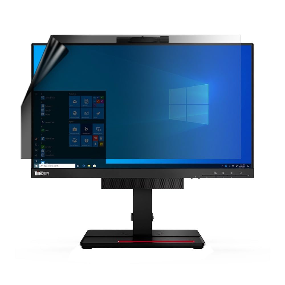 celicious Privacy Lite 2-Way Anti-Glare Anti-Spy Filter Screen Protector Film Compatible with Lenovo ThinkCentre TIO22 Gen 4 (Non-Touch)