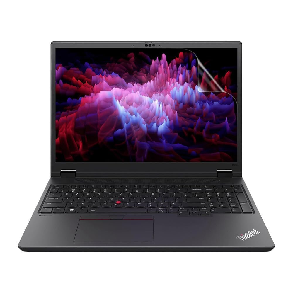 celicious Vivid Invisible Glossy HD Screen Protector Film Compatible with Lenovo ThinkPad P16v Gen 2 (Touch) [Pack of 2]