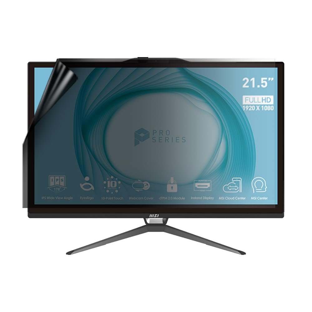 celicious Privacy Lite 2-Way Anti-Glare Anti-Spy Filter Screen Protector Film Compatible with MSI PRO AP222T 13M