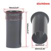 2Pcs Speaker Port Tube, 65mm x 140mm ABS Speaker Cabinet Port Tube Subwoofer Bass Reflex Tube view 2