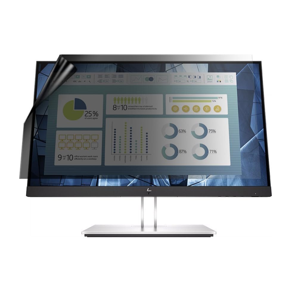 celicious Privacy Lite 2-Way Anti-Glare Anti-Spy Filter Screen Protector Film Compatible with HP Monitor E22 G4 FHD