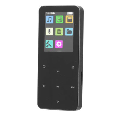 MP3 Player, HiFi Lossless Sound Music Player with Bluetooth, Built in Electronic Book, Photo and Video Play, Voice Recorder, Supports Up to 64GB, 1.8 Inch TFT Touch Screen (4GB)