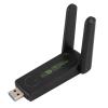 USB 3.0 Adapter for PC, Dual Band USB Adapter for Desktop PC Laptop 2.4G 5G 150Mbps Network Adapter Transmitter Receiver view 1