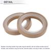 RATCHROLL 2 Set Universal Speaker Spacer Ring Tweeter Speaker Spacer Adapter Waterproof for 3.5" with Acrylic Washers and Light Strip Brown Wood view 4