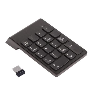 Mtlavishness Number Keyboard Number Pad Cordless 15.010.04.0 2. 4G Slim Numeric Keypad 18 Keys with USB Receiver Auto Sleep Mode New Pro Number Pad