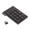 Mtlavishness Number Keyboard Number Pad Cordless 15.010.04.0 2. 4G Slim Numeric Keypad 18 Keys with USB Receiver Auto Sleep Mode New Pro Number Pad view 1