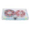 Cryfokt Blank Cassette Tapes, Convenient Low Noise Multipurpose Reel to Reel Blank Cassette Tape for Recording Music (Red) view 1