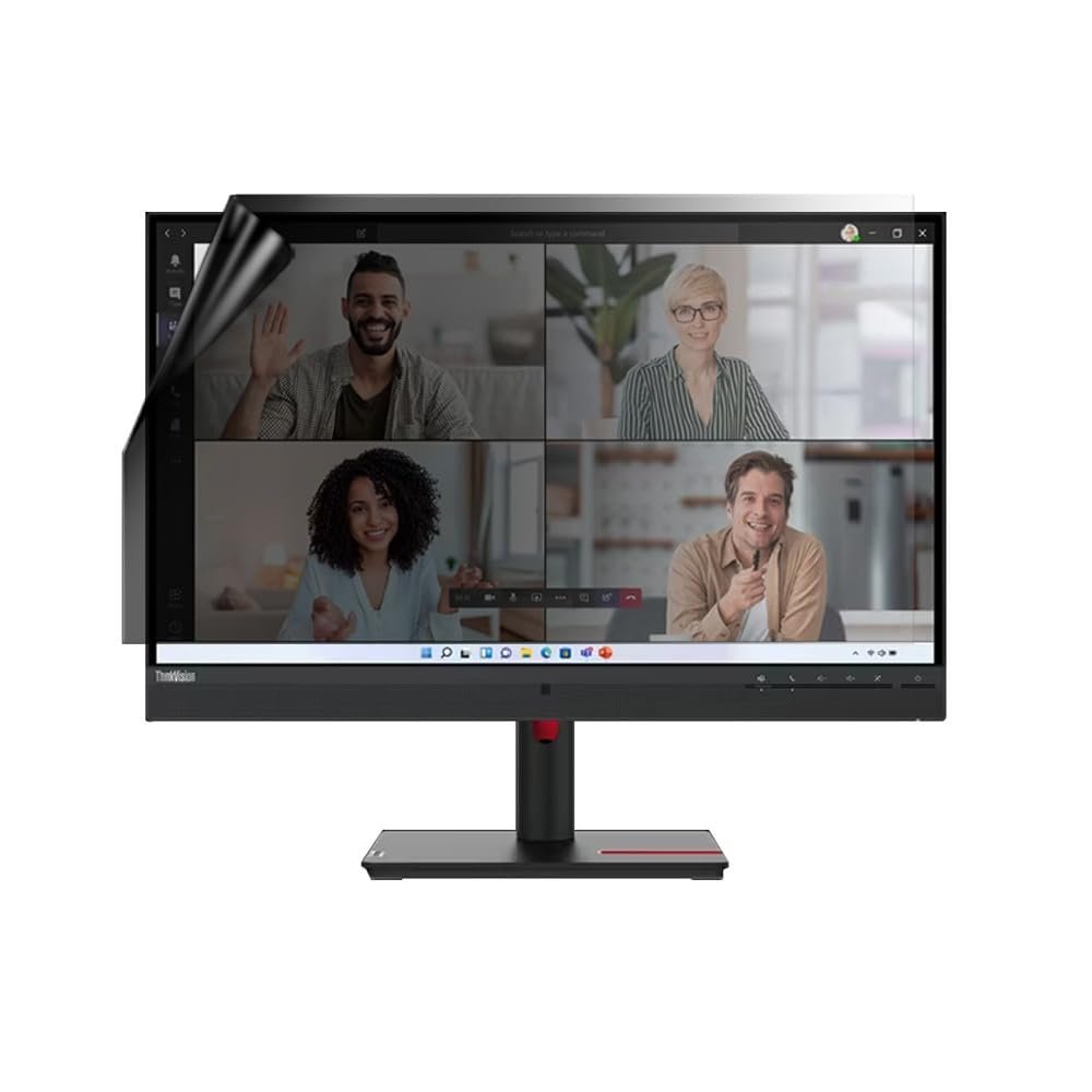 celicious Privacy Lite 2-Way Anti-Glare Anti-Spy Filter Screen Protector Film Compatible with Lenovo ThinkVision T27hv-30