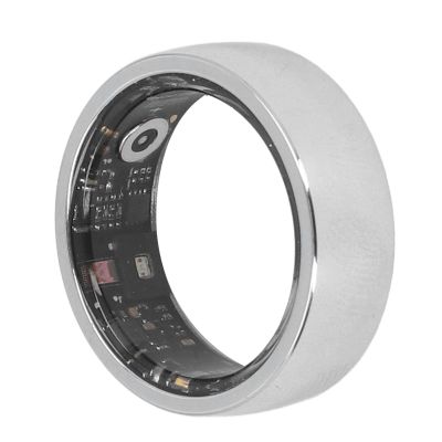 Smart Ring Fitness Tracker Ring for Men Women, IP68 Record Step Counting Smart Ring Multi Sport Modes Compatible for SmartHealth App (22#)