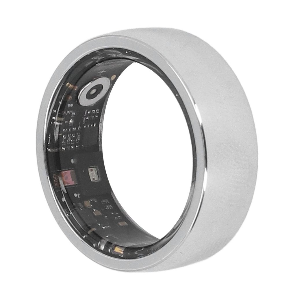 Smart Ring Fitness Tracker Ring for Men Women, IP68 Record Step Counting Smart Ring Multi Sport Modes Compatible for SmartHealth App (22#)