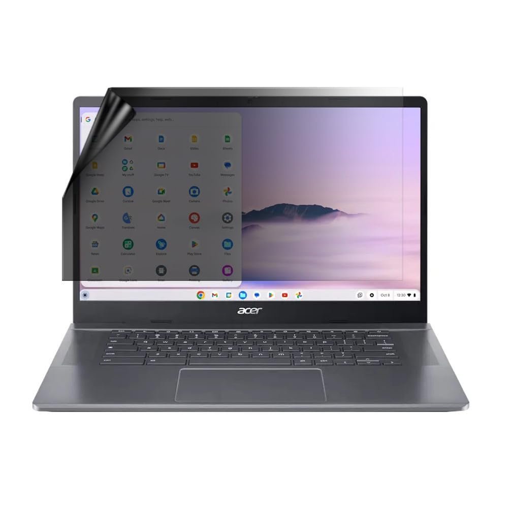 celicious Privacy Lite 2-Way Anti-Glare Anti-Spy Filter Screen Protector Film Compatible with Acer Chromebook Plus 515 CB515-2HT