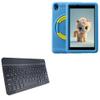 BoxWave Keyboard Compatible with Blackview Tab A5 Kids - SlimKeys Bluetooth Keyboard, Portable Thin with Chiclet-Style Keys - Jet Black view 1