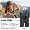 Hontry 10x42 Binoculars with IPX7 Waterproof Protection for Bird Watching, Hunting, Cruise Ship, Travel and Safari view 2