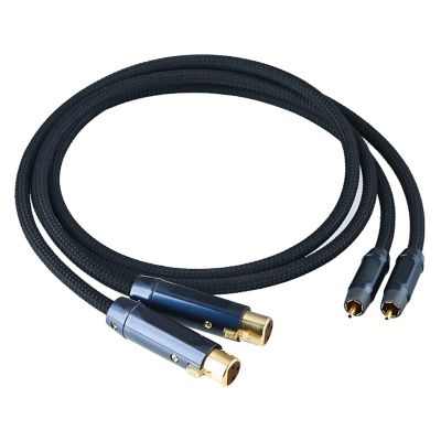 LEOSP 4N Sterling Silver Male Female to Audio Cable Power Amplifier to CD Player Microphone Adapter Cable(1 Meters)
