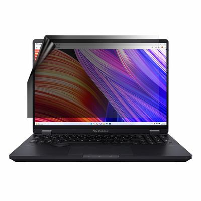 celicious Privacy Lite 2-Way Anti-Glare Anti-Spy Filter Screen Protector Film Compatible with Asus ProArt Studiobook 16 OLED H7604 (Touch)
