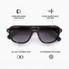Eddie Bauer Smart Glasses for Men Bluetooth Smart Glasses with UV400 Polarized Lenses, Open Ear Speakers & Microphone, Explorer XXL view 2