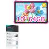 BoxWave Screen Protector Compatible with Blackview Tab 30 Kids - ClearTouch Crystal Privacy (2-Pack), Privacy Screen Protector Flexible Film Clear view 1