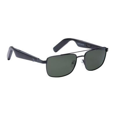 Eddie Bauer Smart Glasses for Men Bluetooth Smart Glasses with UV400 Polarized Lenses, Open Ear Speakers & Microphone Navigator (Standard)