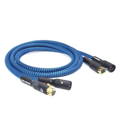 LEOSP Silver Plated HiFi Cable High Performance G5 Male to Female Cable(2 Meters)