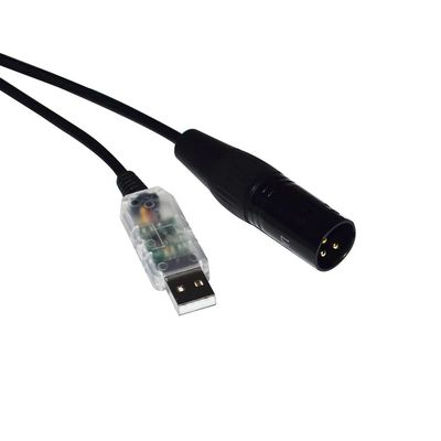 FTDI FT232RL USB to XLR 3-pin Male Converter RS485 Serial Cable for XTA Audio Processor to PC I/O Communication K2-ADE Adapter(1M,Color C)