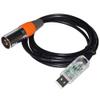 FTDI FT232RL USB to XLR 3-pin Male Converter RS485 Serial Cable for XTA Audio Processor to PC I/O Communication K2-ADE Adapter(1M,Color C) view 2