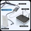 Ethernet Adapter for Satellite V2, Rectangular Satellite Network Connection, Ethernet Adapter Satellite Internet Rectangle Dish, High Speed Transmission view 2
