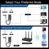 Ethernet Adapter for Satellite V2, Rectangular Satellite Network Connection, Ethernet Adapter Satellite Internet Rectangle Dish, High Speed Transmission view 3