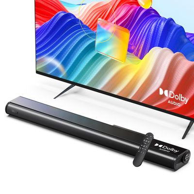 Hiwill 2.2ch Dolby Soundbar for Smart TV, 200W Peak Power, 6 Drivers - 2 SUBWOOFER/ 2 Tweeter Build-in, Deep Bass/Clear Voice, 3D Surround Speakers w/HDMI ARC/Opt/BT 5.3, TV/PC Sound Bar-35.4" Long