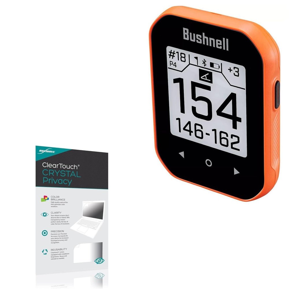 BoxWave Screen Protector Compatible with Bushnell Phantom 3 Slope GPS - ClearTouch Crystal Privacy (2-Pack), Privacy Screen Protector Flexible Film Clear