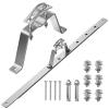 Eave Antenna Mount Bracket Kit 304 Stainless Steel with Adjustable Eave Brace 45"-60" for TV FM CB Antenna Mast Pole Installation,Standoff 4" from Wall