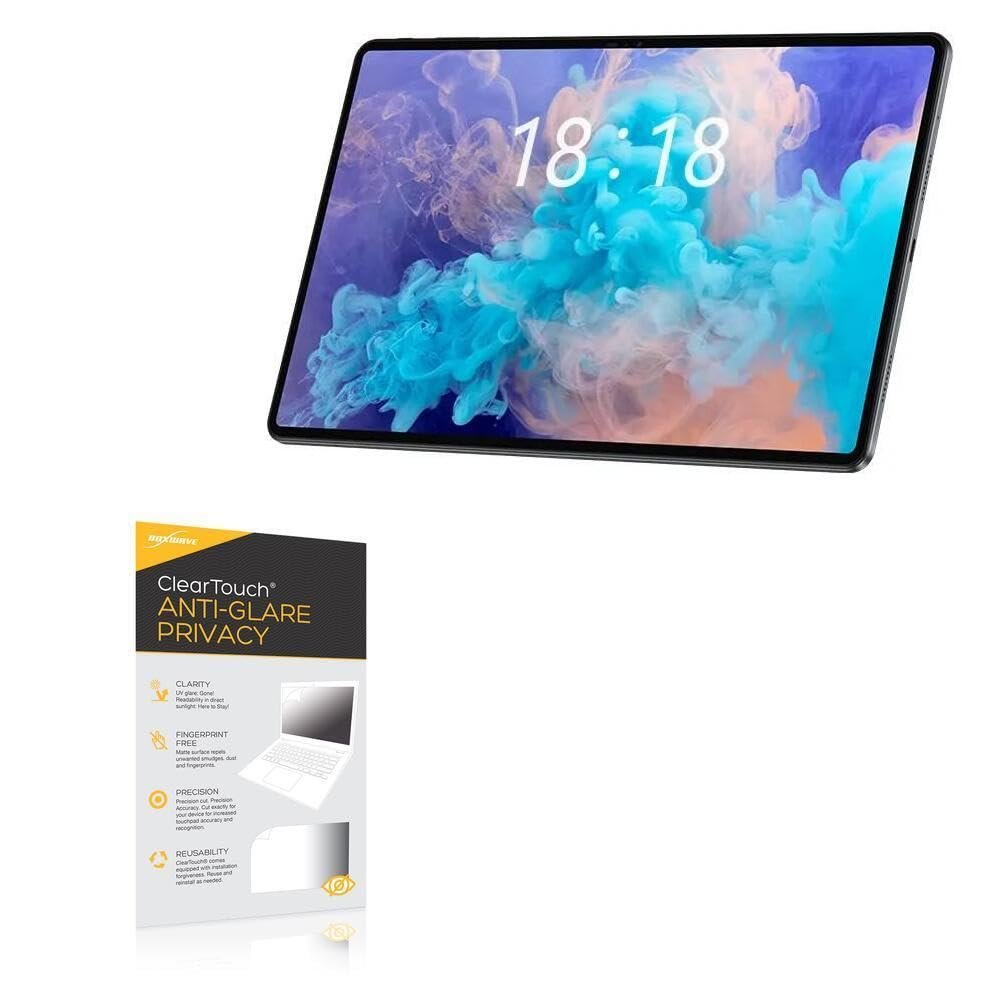 BoxWave Screen Protector Compatible with N-one NPad X - ClearTouch Anti-Glare Privacy (2-Pack), Privacy Screen Protector Flexible Film Anti-Glare