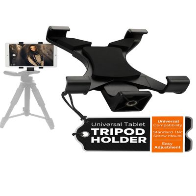 KLIOMAX Universal Tablet Tripod Mount for iPad, iPad Air, Air 2,iPad mini,Samsung Galaxy Tab,Microsoft Surface,Google Nexus & Many More Tablets
