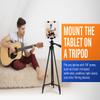 KLIOMAX Universal Tablet Tripod Mount for iPad, iPad Air, Air 2,iPad mini,Samsung Galaxy Tab,Microsoft Surface,Google Nexus & Many More Tablets view 3