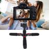 Desktop Tripod, Travel Tripod K521 Aluminum Alloy Mini Portable Desktop Extendable Tripod with 5 Sections of Feet and Quick Loading Plate (Red) view 4