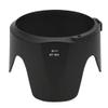 Camera Lens Hood, Camera Accessories Plastic Black Lens Hood with High Performance for Backlight Photography view 1