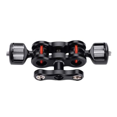 Double Ball Arm Mount, Camera Mount Multi Function Dual Ball Head Hot Shoe Magic Arm Adapter Magic Arm Mount, Mount Adapter Camera Accessory