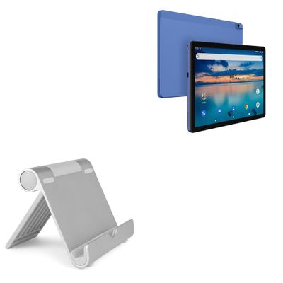 BoxWave Stand and Mount Compatible with Sky Devices Elite T10 - VersaView Aluminum Stand, Portable, Multi Angle Viewing Sturdy