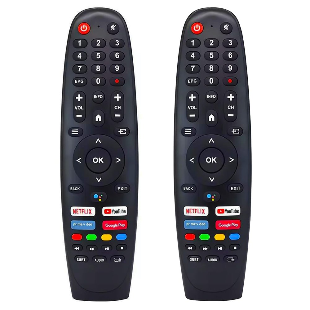 2Pack B0BTDXPW38 Infrared Replacement Remote for Blaupunkt Smart Tech JVC Kogan TV