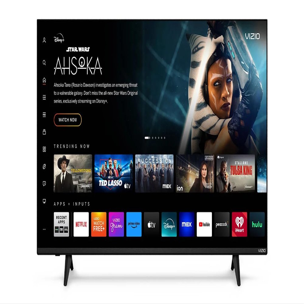 VIZIO 43 Inch V Series 4K UHD LED Smart TV Bluetooth Compatible with Dolby Vision HDR/HDR10+ HLG, HDMI VRR, V-Gaming Engine and IQ Active (V4K43M-0804)