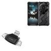 BoxWave Smart Gadget Compatible with AGM G2 Guardian - AllReader SD Card Reader, microSD Card Reader SD Compact USB - Jet Black view 1