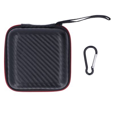 Action Camera Carrying Case, Mini Camera Carrying Case PU High Texture Protective Mini Carrying Case with Hanging Buckle for Hiking Climbing Cycling Outdoor Sports