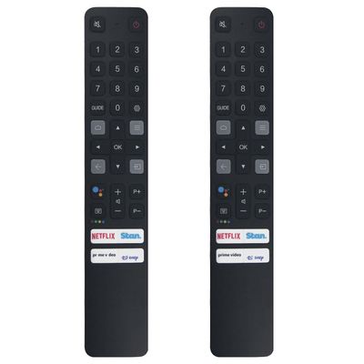 2Pack RC901V FAR1 Infrared Replacement Remote for TCL TV 55C725 65C725 75C725 C727 55C727 65C727 75C727 C825 55C825 65C825 75C825 85C825 C735 98C735 P725 43P725 50P725 55P725 65P725 75P725 85P725