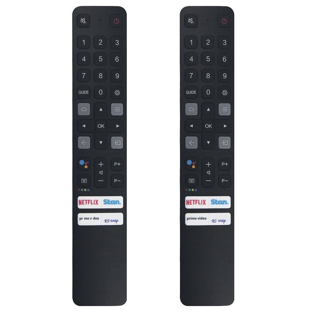 2Pack RC901V FAR1 Infrared Replacement Remote for TCL TV 55C725 65C725 75C725 C727 55C727 65C727 75C727 C825 55C825 65C825 75C825 85C825 C735 98C735 P725 43P725 50P725 55P725 65P725 75P725 85P725