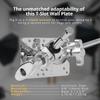 Flashpoint T-Slot Wall Plate with 3" Baby Swivel Pin and VESA Mount view 4